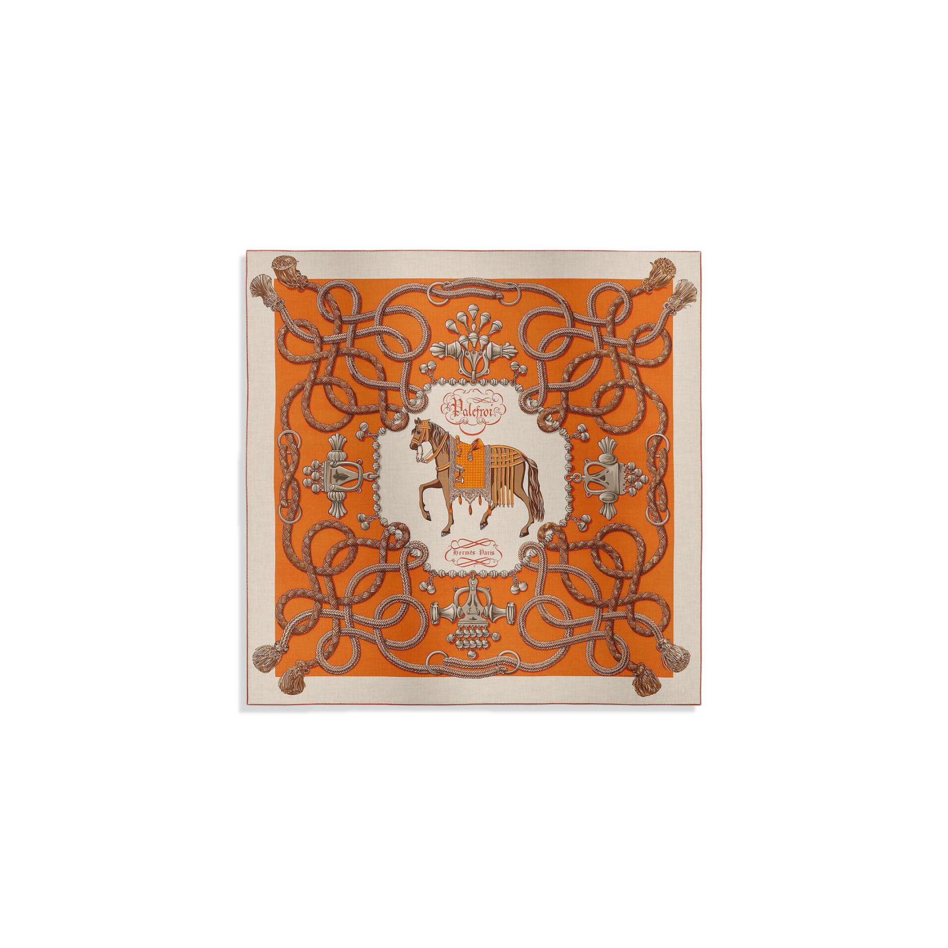 HERMÈS PALEFROI SHAWL 140 H241423S (136*135cm)